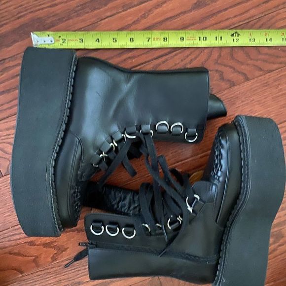 JUNYA WATANABE Platform Goth Boots - Picture 2 of 7